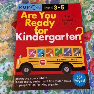 Kumon Are You Ready for Kindergarten Preschool Skills (Big Preschool Workbook)